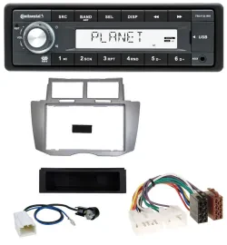 Continental USB MP3 AUX 1DIN Autoradio für Toyota Yaris (2007-2011)