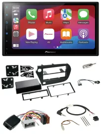 Pioneer DAB USB Lenkrad Bluetooth 2DIN Autoradio für Honda Insight ZE2 2009-2013