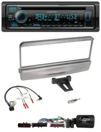 Kenwood Lenkrad Bluetooth DAB USB CD Autoradio für Ford Mondeo 2000-2002 silber