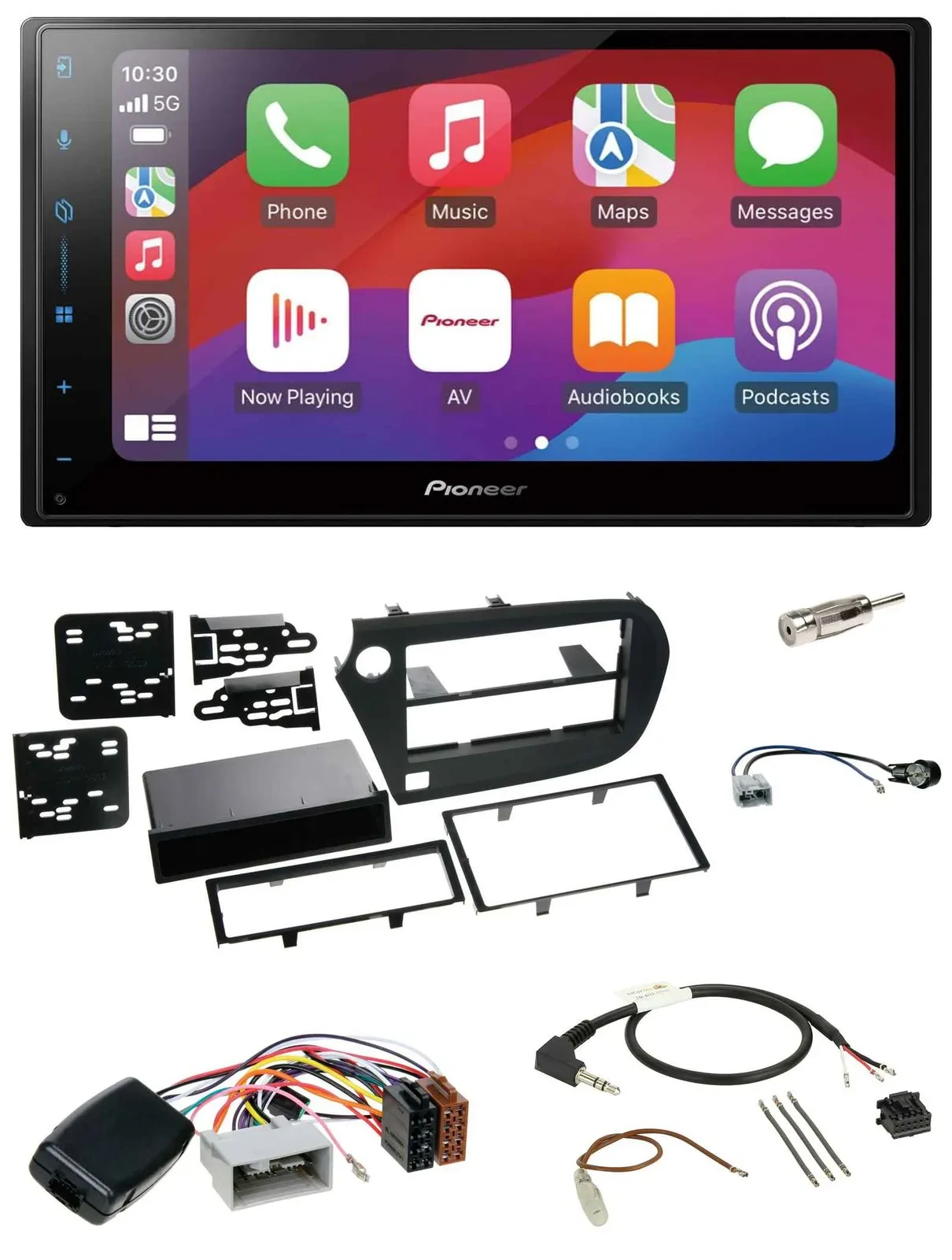 Pioneer DAB USB Lenkrad Bluetooth 2DIN Autoradio für Honda Insight ZE2 2009-2013