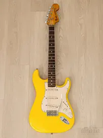 Электрогитара Fender Stratocaster SSS Yellow Metalflake Sparkle w/case USA 1979