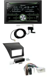 Pioneer CD USB MP3 Bluetooth 2DIN DAB Autoradio für Mitsubishi L200 2006-2015