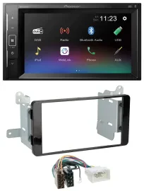 Автомагнитола Pioneer 2DIN DAB, Bluetooth, USB, MP3 для Fiat Fullback, Mitsubishi L200