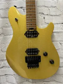 Б/У Электрогитара EVH WG Wolfgang Standard накладка грифа из термообработанного клёна, золотистый (Gold Sparkle)