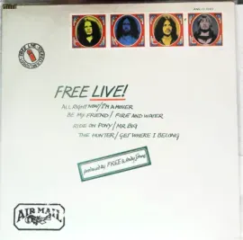 Виниловая пластинка Free – Free Live Б/У