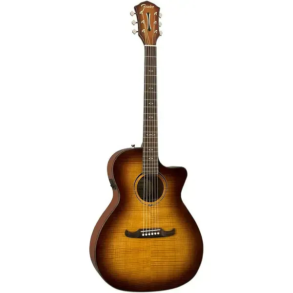 Электроакустическая гитара Fender FA-345CE Auditorium 3-Tone Tea Burst