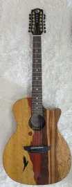 Luna Guitars Luna Vista Eagle 12 String  Tropical Wood Acoustic Electric Guitar w/Hard Case