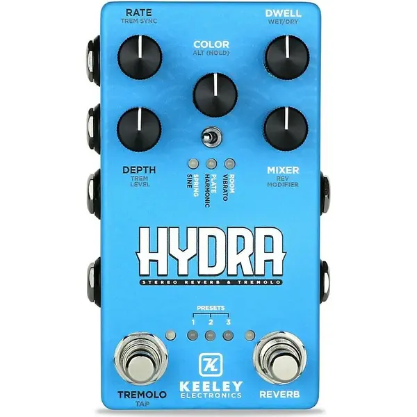 Педаль эффектов для электрогитары Keeley Hydra Stereo Reverb Tremolo