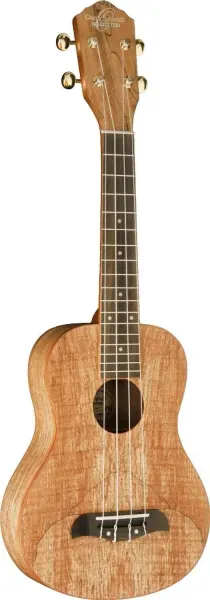 Oscar Schmidt Model OU8-R Spalted Maple Concert Size Ukulele 4 String - NEW