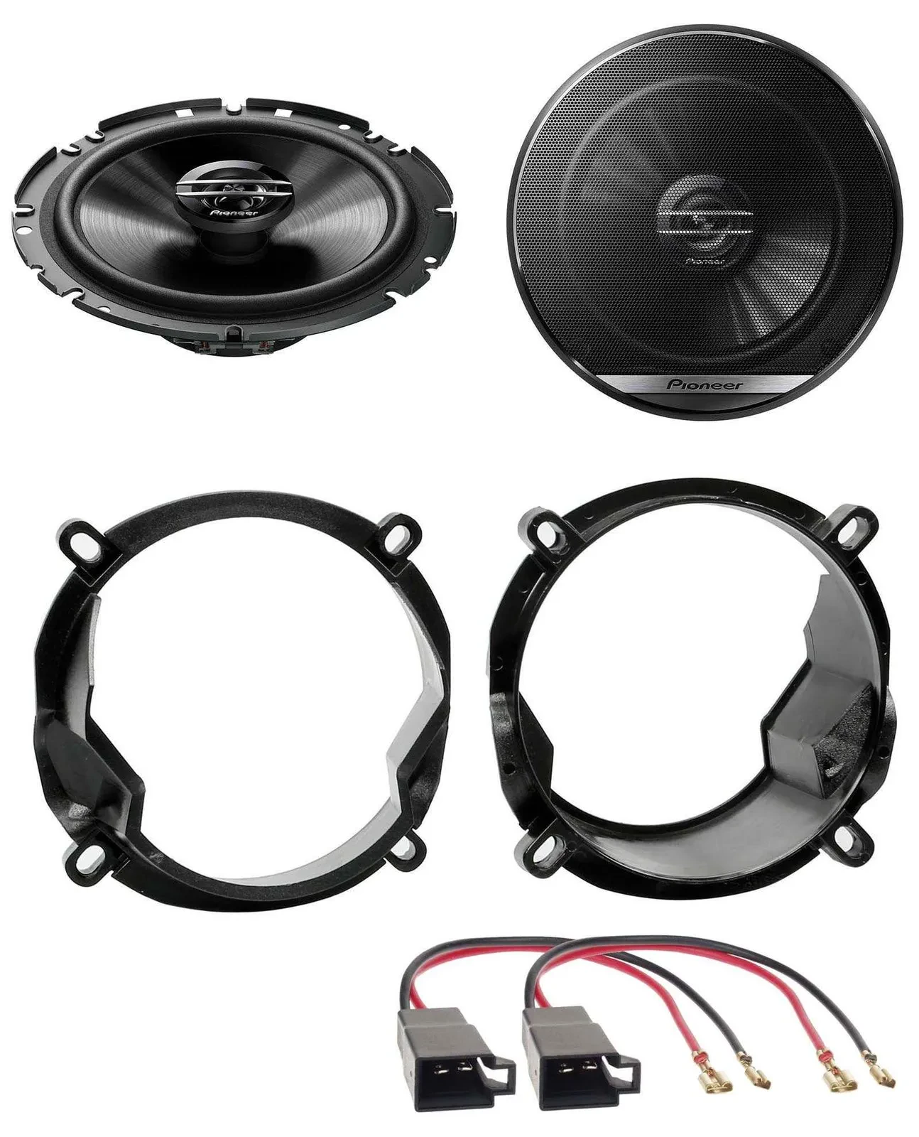 Динамик для автомобиля Pioneer 6.5" 2-полосный 300W для Volvo S40/V40 (1993–2000) передняя дверь