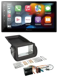 Pioneer DAB Bluetooth 2DIN USB MP3 Autoradio für Citroen Nemo Peugeot Bipper