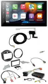 Pioneer Lenkrad USB Bluetooth DAB 2DIN Autoradio für BMW Mini F55/F56 2013-2016