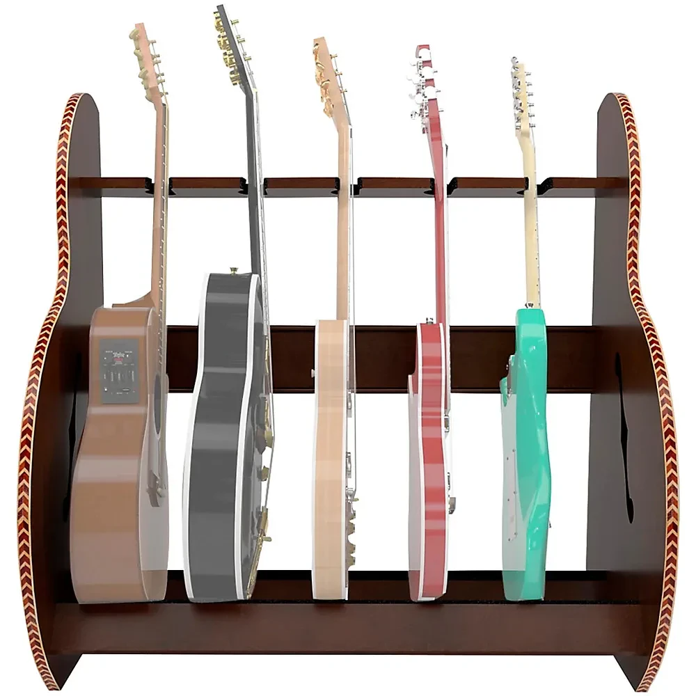 A&S Crafted Products Session Deluxe Multiple Guitar Stand Short Size (5-7 Cases)