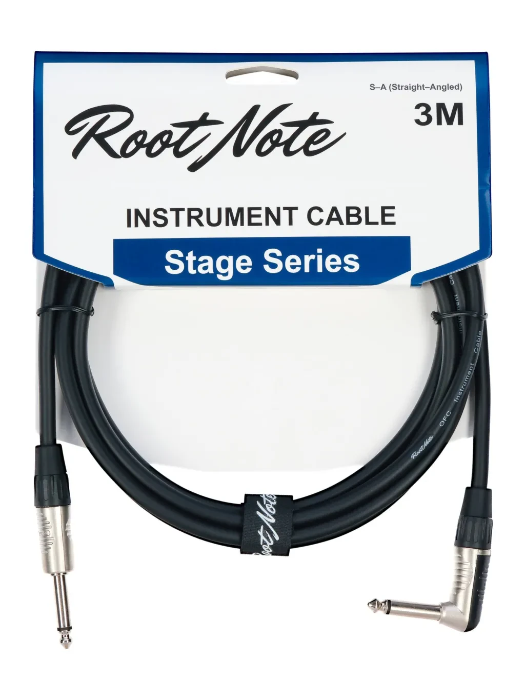 RN-IC-SA-3M Кабель инструментальный, прямой/угловой, 3м, Root Note
