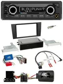 Blaupunkt Bluetooth DAB Lenkrad USB Autoradio für Audi A4 B5 1999-2001 Aktivsyst