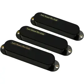 Комплект звукоснимателей для электрогитары Lace Sensor Hot Gold Black