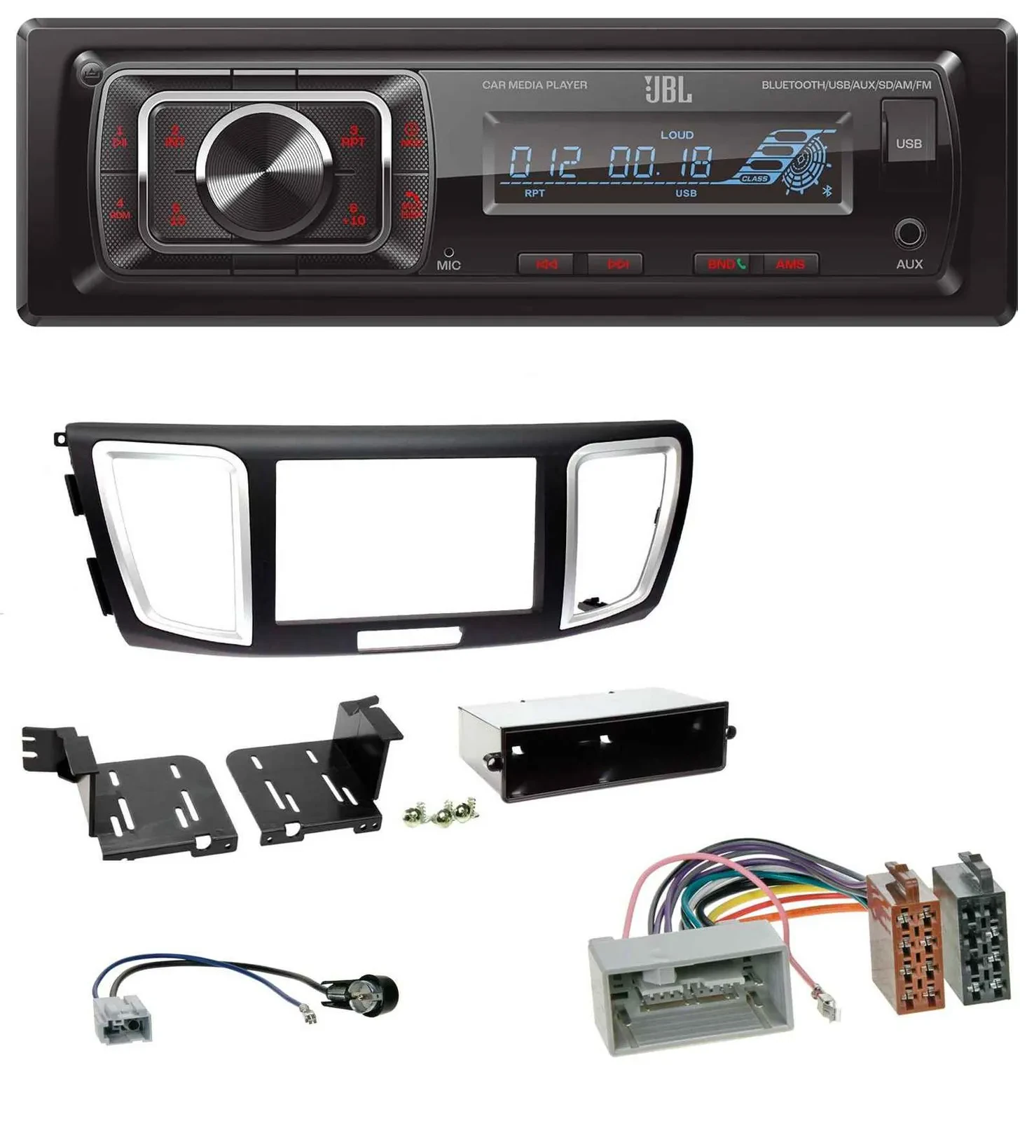 Автомагнитола для Honda Accord (с 2011) JBL Bluetooth, USB, SD, AUX, MP3