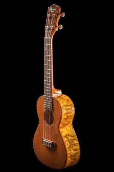 Ohana CK-50WG Solid Cedar & Willow Gloss Concert Ukulele + Gig Bag - Blem