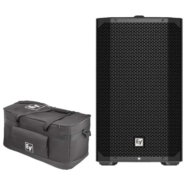 Electro-Voice EVERSE 12 Black Battery Powered DJ PA Speaker in Black w Duffel...