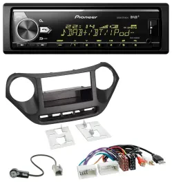 Pioneer Bluetooth USB DAB MP3 Autoradio für Hyundai i10 (ab 2013) AUX USB