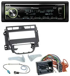 Pioneer DAB USB MP3 AUX CD Autoradio für Opel Meriva B (ab 2010)