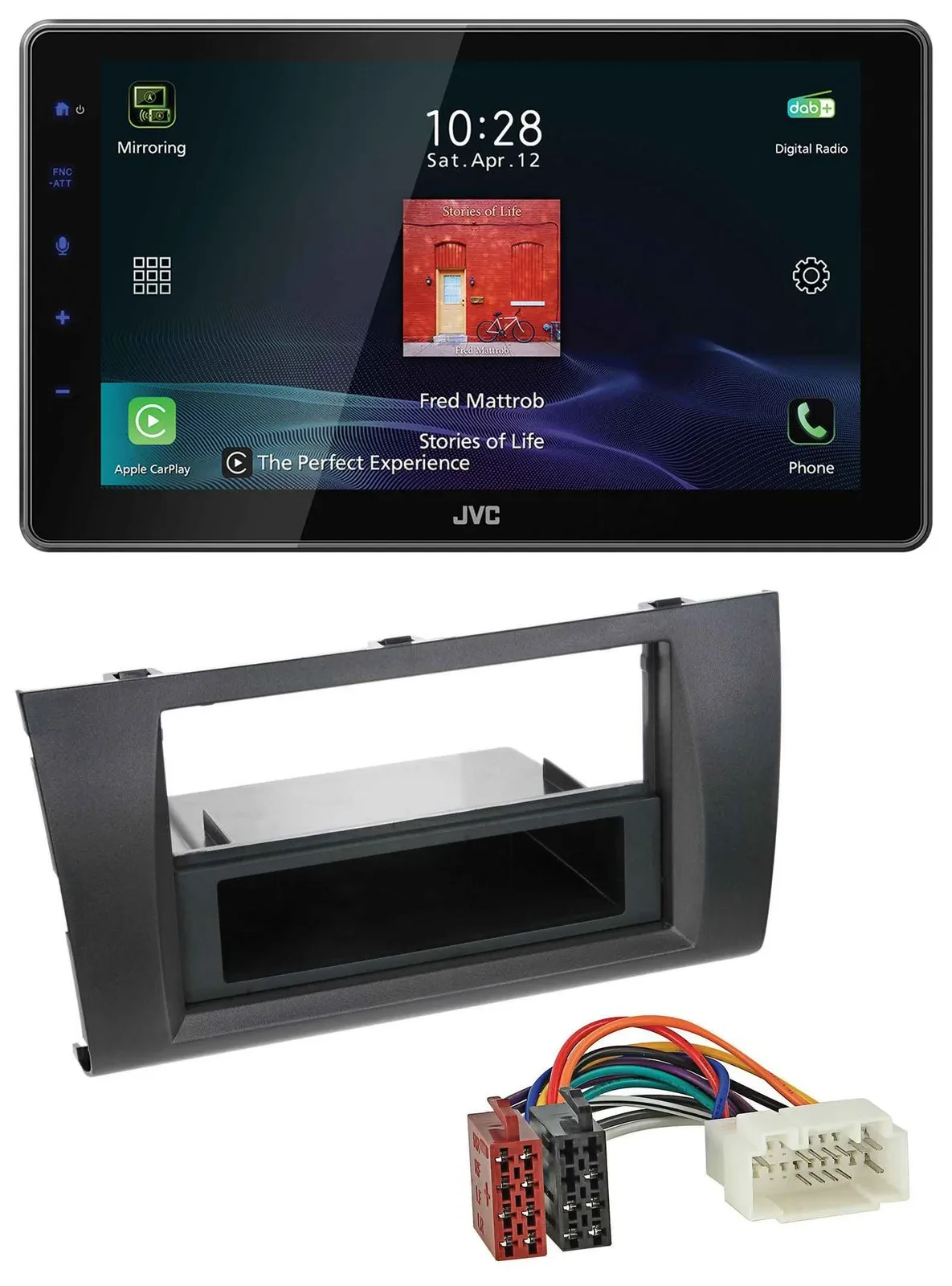 JVC DAB MP3 Bluetooth USB Autoradio für Suzuki Swift (2006-2010)