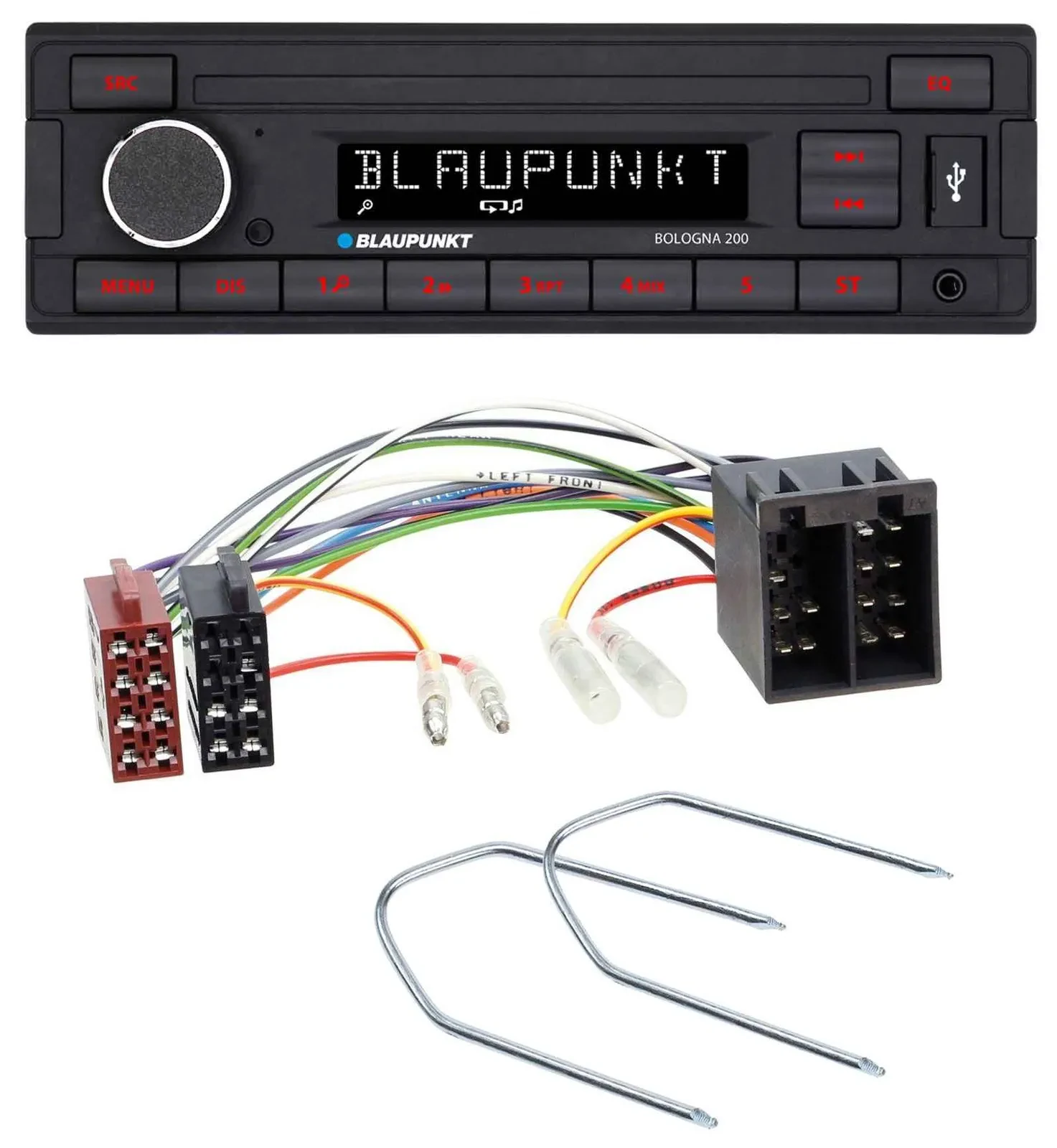 Blaupunkt MP3 AUX USB 1DIN Autoradio für VW Passat B2/B3/B4 85-97 Golf 3 III 91-