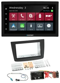 Blaupunkt 2DIN MP3 USB Bluetooth DAB Autoradio für Alfa Romeo Mito 955 ab 14 sch
