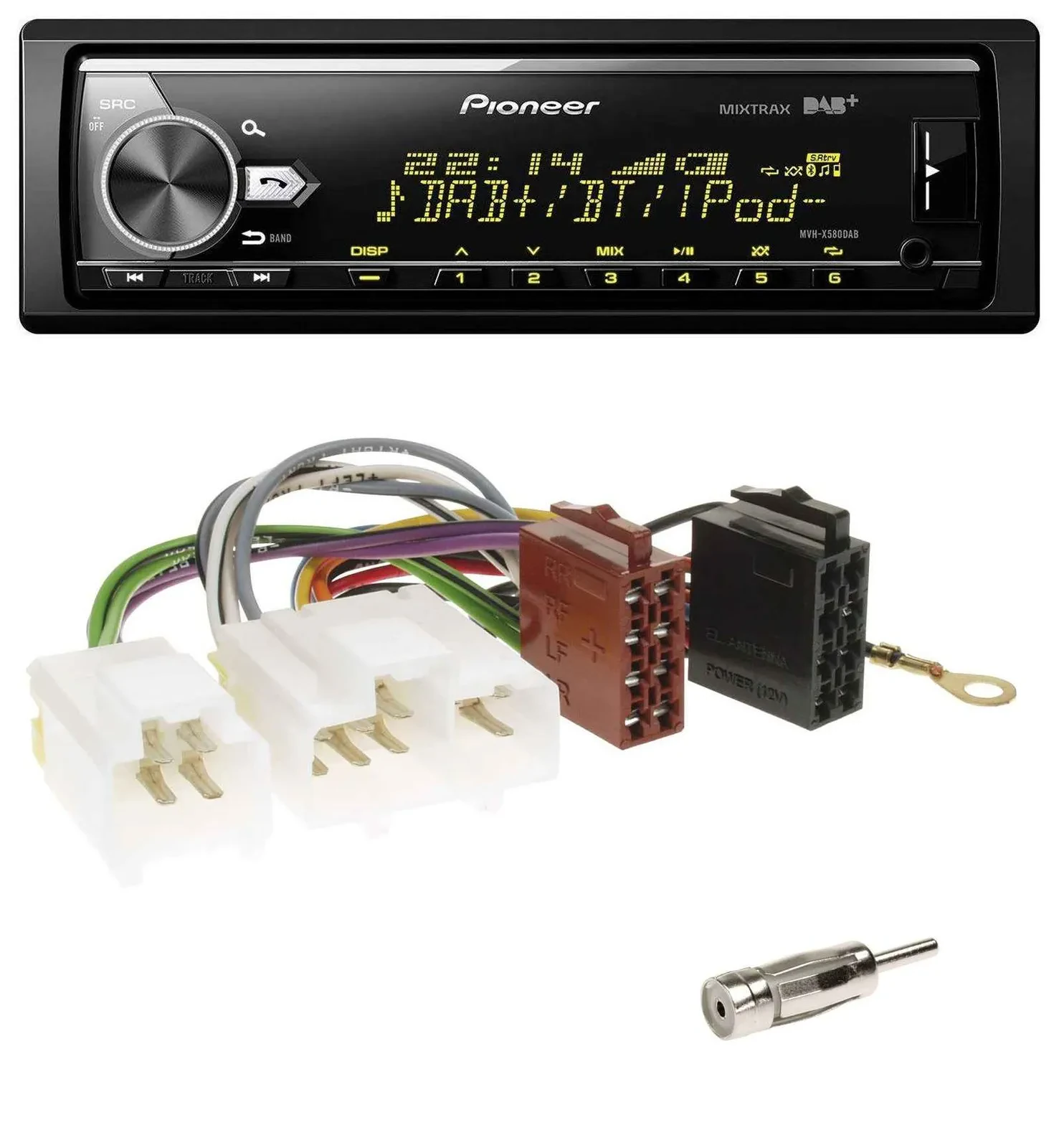 Pioneer Bluetooth USB DAB MP3 Autoradio für Nissan Almera N15 (1995-2000)