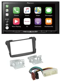 Pioneer 2DIN MP3 USB DAB DVD Bluetooth Autoradio für Hyundai i40 Typ VF ab 2016