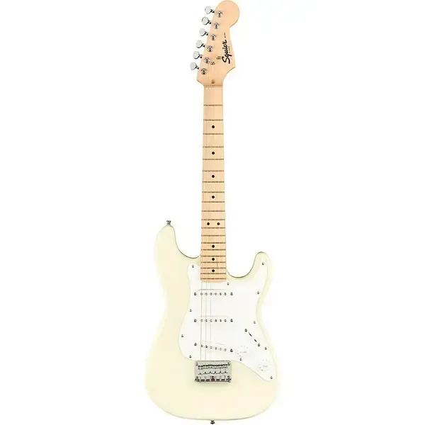 Электрогитара Fender Squier Mini Stratocaster Maple FB Limited Edition Olympic White