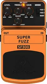 Педаль эффектов для электрогитары Behringer SF300 Super Fuzz