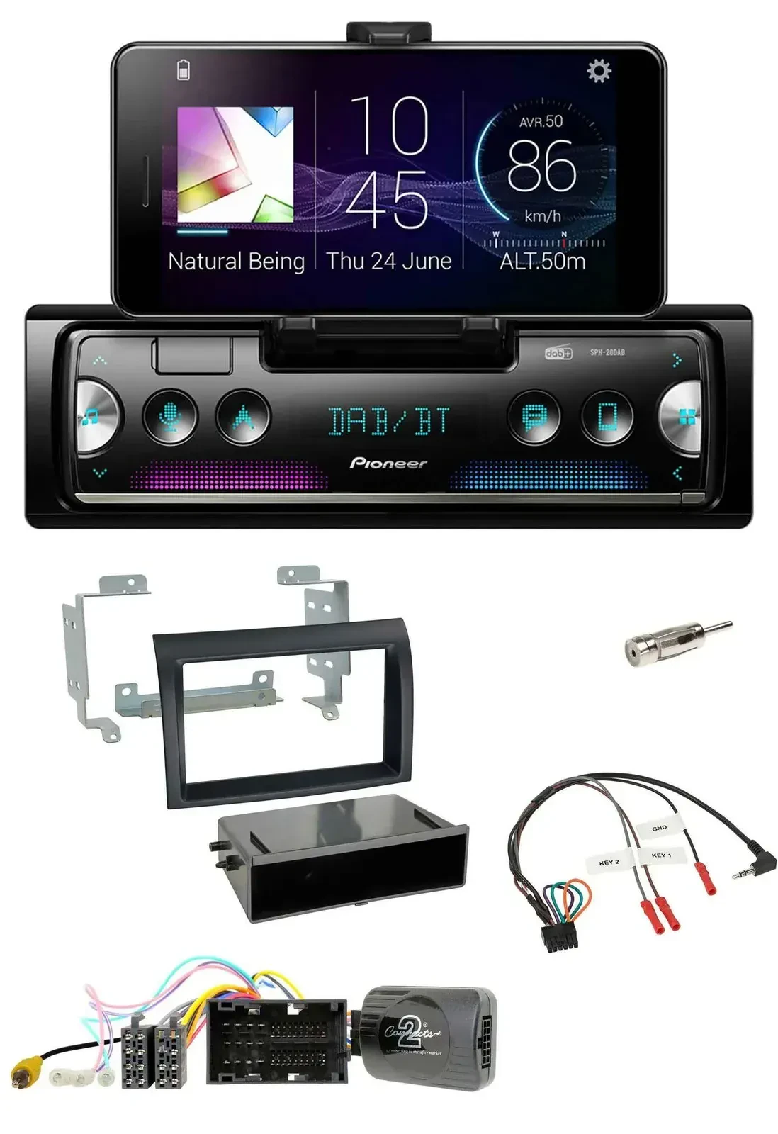 Автомагнитола для Citroen Jumper Pioneer DAB, Bluetooth, USB