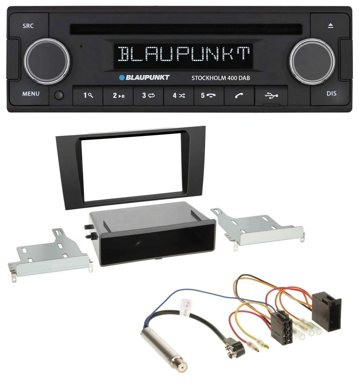 Blaupunkt MP3 Bluetooth DAB CD USB Autoradio für Audi A4 (B5 1999-2001) Symphony