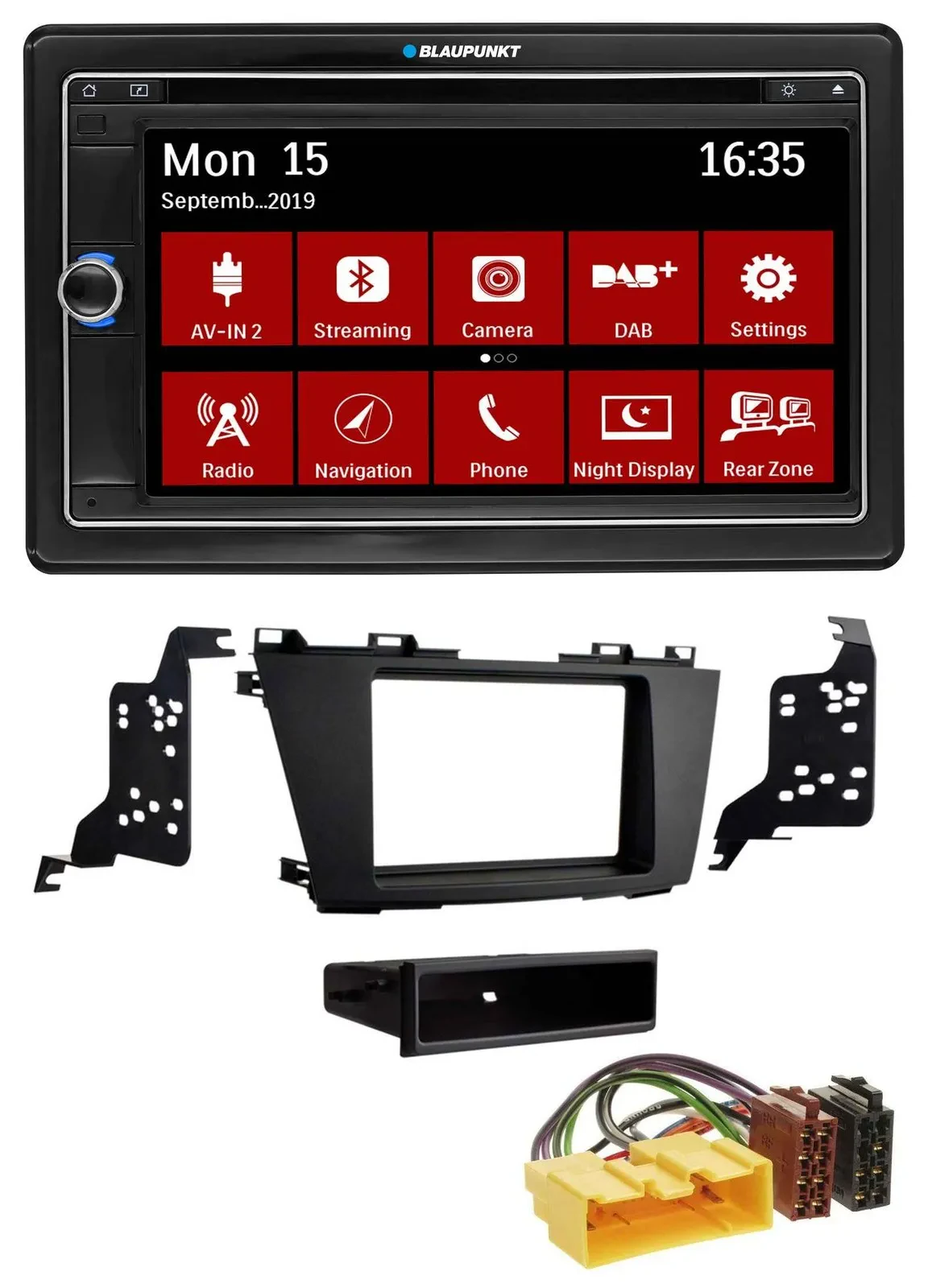 Автомагнитола для Mazda 5 (CR, с 2010) Blaupunkt 2DIN Bluetooth DAB USB DVD MP3