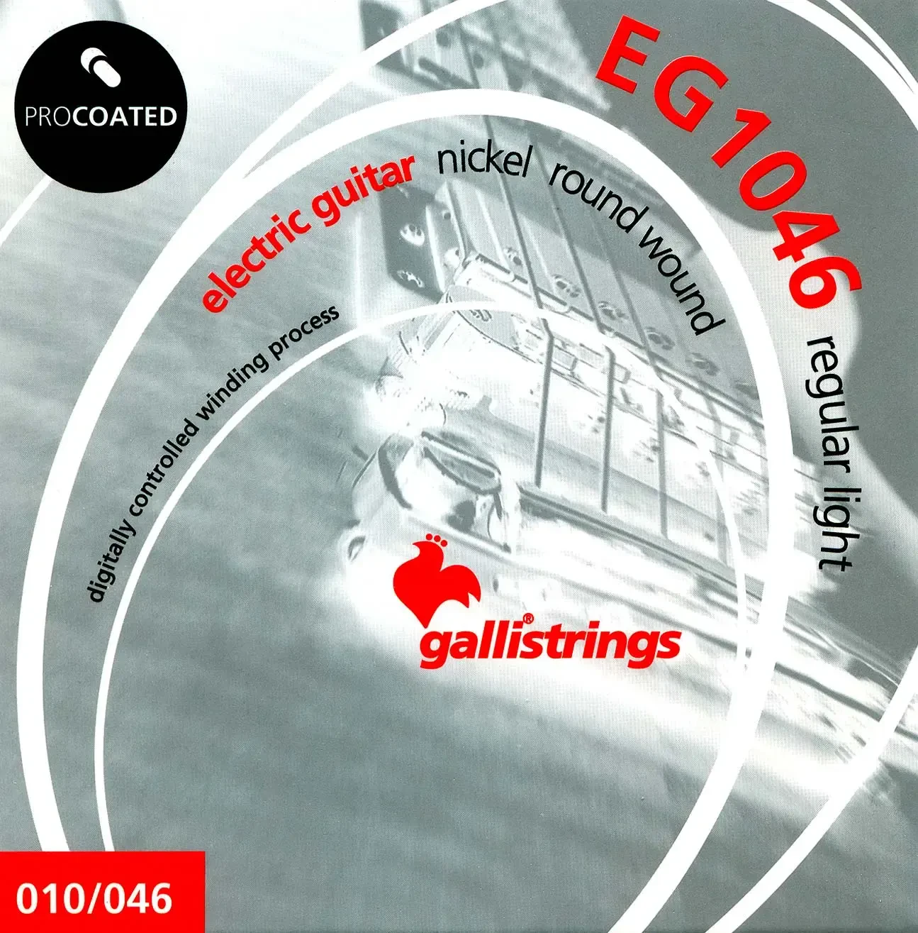Струны для электрогитары Galli Strings EG1046 10-46