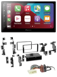 Pioneer USB MP3 DAB 2DIN Bluetooth Autoradio für Nissan Juke Navara NV ab 12