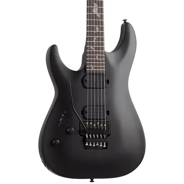 Электрогитара Schecter Damien-6 Floyd Rose Left Handed Satin Black