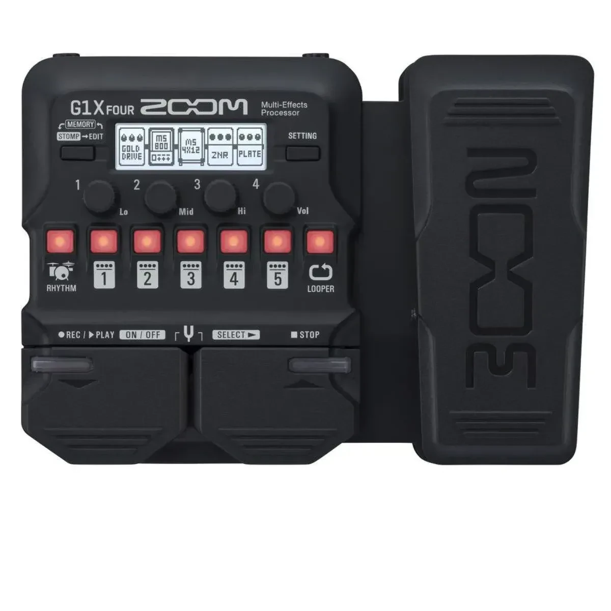 Zoom ZG1X Four Guitar Multi-Effects w/Expression Pedal