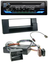 JVC Bluetooth MP3 USB DAB CD Autoradio für BMW X5 E53 5er E39 Ablagefach Quadloc
