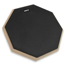 keepdrum DP-BK12 Schlagzeug-Übungspad Drum Practice Pad 12 Zoll schwarz