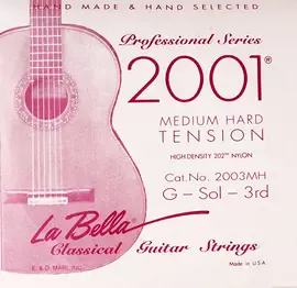 Струна для классической гитары La Bella 2003MH, нейлон, калибр 41
