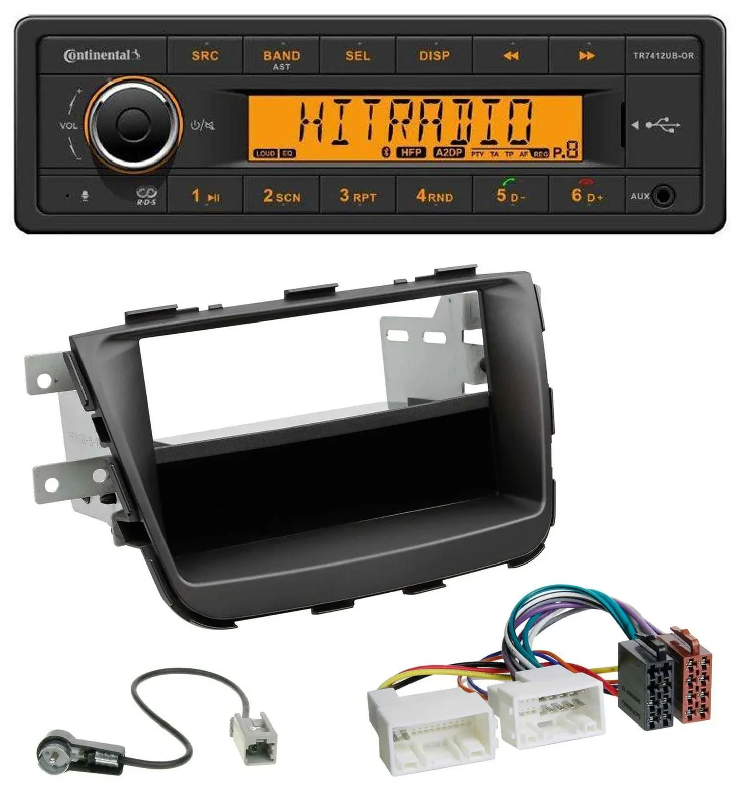 Continental MP3 Bluetooth AUX USB Autoradio für Kia Sorento II XM Facelift 12-15