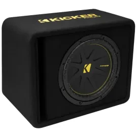 Kicker 50VCWC122 300W RMS 12" 2-Ohm Loaded Car Subwoofer Enclosure