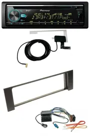 Pioneer MP3 AUX CD USB DAB Autoradio für Audi A4 00-04 B6 Quadlock Fakra