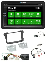 Blaupunkt Bluetooth 2DIN Lenkrad DAB USB TMC Navigation für Hyundai i40 VF ab 20
