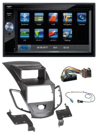 Blaupunkt SD Bluetooth 2DIN MP3 USB AUX Autoradio für Ford Fiesta 10-17 Display