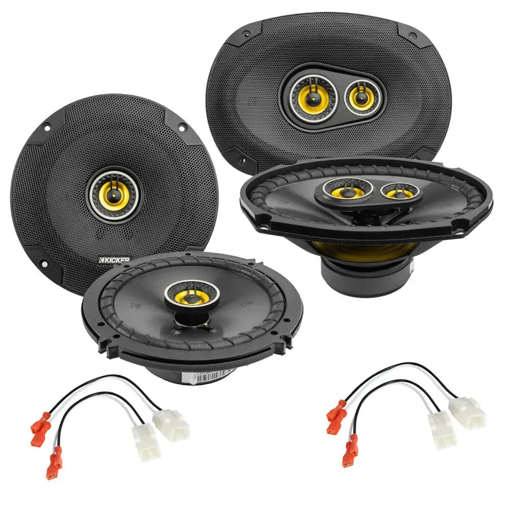 Динамики для Jeep Grand Cherokee 2005–2010 Kicker Factory OEM Speaker Replacement Package (набор)
