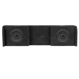 NVX VE-NIS-TTNCKCG1-D10S Dual 10" Enclosure with Two CWRT102 Subwoofer