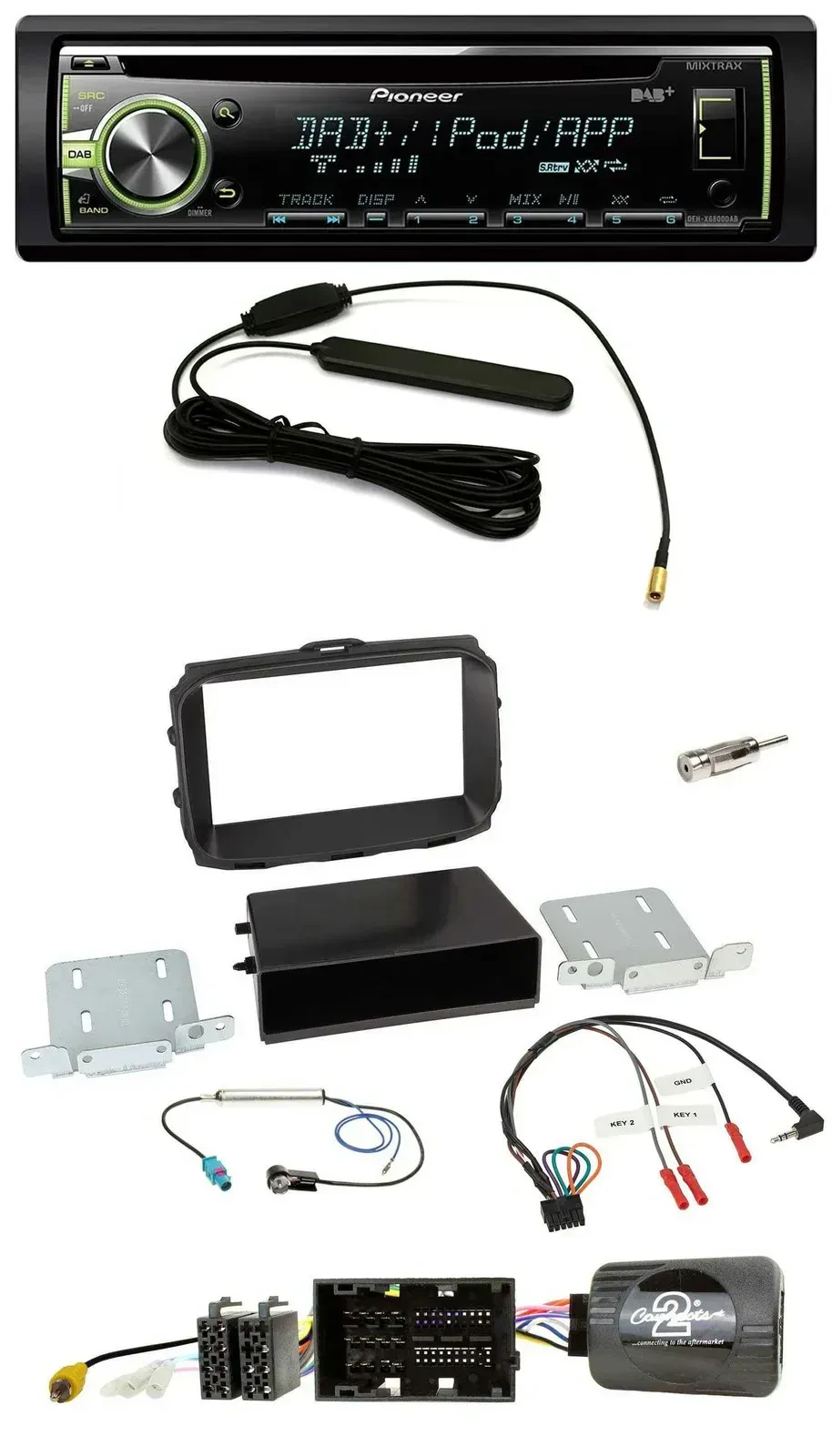 Автомагнитола для Alfa Romeo Giulietta (940) 2014–2020 Pioneer MP3, USB, CD, DAB